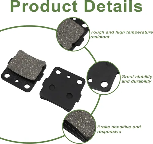 Miniatura 6 de Pastillas de freno delanteras y zapatas de freno traseras para Honda Rancher 420 TRX420 FM FE TM TE 2007-2021 Fourtrax Rancher 420 2x4 4x4