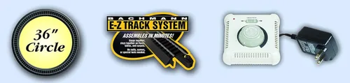 Miniatura 7 de Bachmann Trains - Juego de tren eléctrico Pacific Flyer listo para usar - escala HO