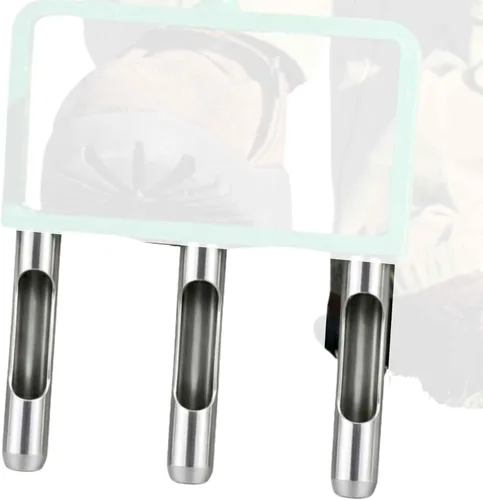 Miniatura 9 de Landzie Juego de 3 púas de repuesto para aireador de césped, 3 púas para herramienta de césped aireador, 3 dientes manuales de acero inoxidable