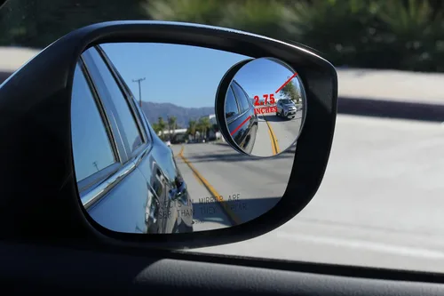 Miniatura 2 de Safe View Company - Espejos de punto ciego para automóviles, cambia de carril con confianza, hechos de vidrio convexo real, de larga duración, fácil