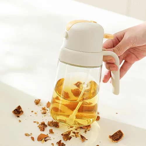 Miniatura 4 de Dispensador de aceite para cocina, pulverizador de aceite de oliva 2 en 1, dispensador de aceite de oliva para cocinar para freidora de aire