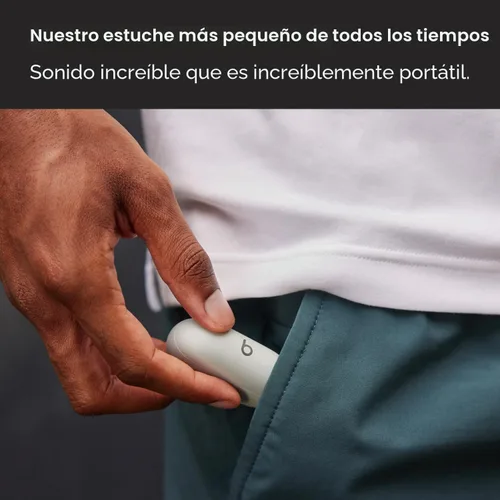 Miniatura 3 de Beats Solo Buds - Auriculares inalámbricos Bluetooth 18 horas de duración de la batería Compatibilidad con Apple y Android Micrófono Gris