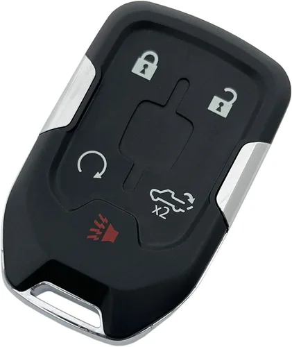 Miniatura 5 de Funda para llave inteligente para Chevy Silverado GMC Sierra 315MHz Entrada sin llave Reemplazo remoto HYQ1AA (con Chip, 5 Botones)