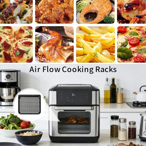 Miniatura 7 de Repuesto de bandeja de cocción para freidora de aire, rejilla de cocina de malla de 10 cuartos de galón, accesorios para freidora de aire Instant
