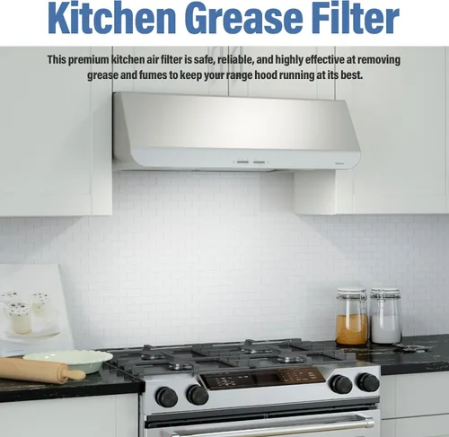 Miniatura 5 de BP57 - Filtro de campana extractora con lente de luz para filtro de grasa de escape de cocina Broan-NuTone, filtro de aire de ventilación de campana