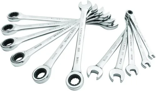 Miniatura 8 de CRAFTSMAN Juego de llaves de trinquete, métricas, 11 piezas (CMMT87021)