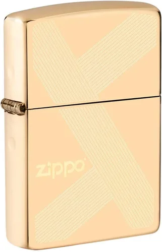 Miniatura 32 de Encendedor de bolsillo Zippo negro mate con diseño de logo de Zippo Logotipo de oro mate negro