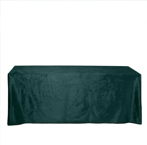 Miniatura 55 de Efavormart - Mantel rectangular de terciopelo negro prémium de 60 x 102 pulgadas para eventos de fiesta de boda