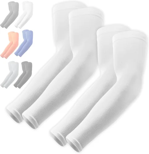 Mangas de compresión de enfriamiento para hombres y mujeres, con protección solar UV UPF 50, paquete múltiple, mangas protectoras de brazos para