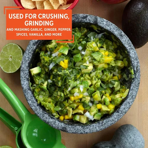 Miniatura 6 de IMUSA USA Granite Molcajete - Molinillo de especias de 6 pulgadas, color gris