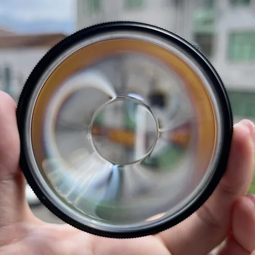 Miniatura 3 de Cámara de filtro Vortex 3.031 in Lente de cámara Vortex Prism Vidrio óptico Filtro de efecto especial Accesorios de fotografía para cámaras SLR