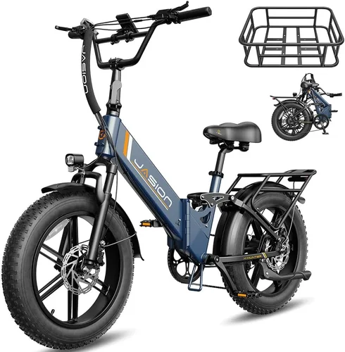 Miniatura 16 de Jasion X Hunter PRO/ST Electric Bike for Adults,1800/1400W Peak 20''Fat Tire Foldable E Bikes,Folding Ebike Up to 80/70 Miles Range 30 MPH,720/624WH