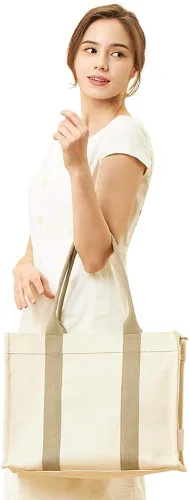 Miniatura 2 de Bebefit Bolsa de pañales con bolsa organizadora y bolsa aislada para mamá y papá material de espiga 12 bolsillos