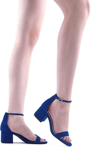 Miniatura 6 de DREAM PAIRS Sandalias de tacón bajo y ancho bajo para mujer