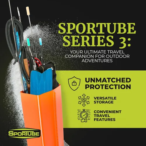 Miniatura 3 de Sportube Funda de esquí y snowboard Series 3 – Funda protectora de viaje para hasta 3 pares de esquís y equipo alpino, o 2 juegos de tablas