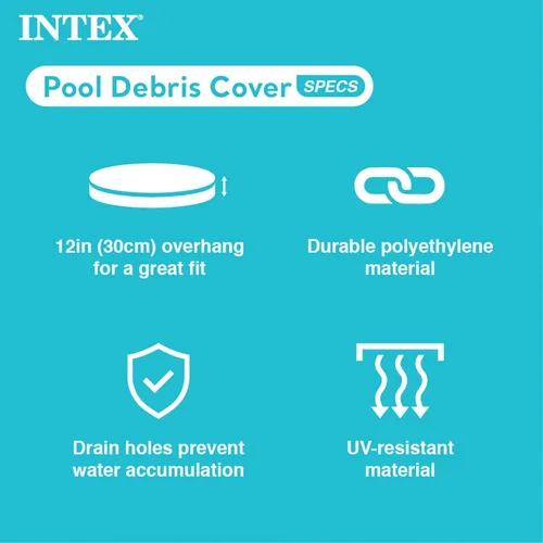 Miniatura 15 de Cubierta de piscina de fácil montaje Intex, Azul