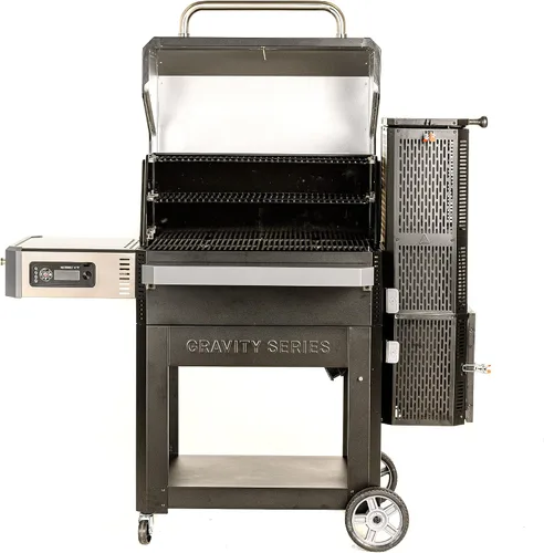Miniatura 3 de Masterbuilt MB20041220 Gravity Series 1050 Combo de parrilla digital de carbón y ahumador - Negro; incluye MB20091621 carbón vegetal (16 libras)