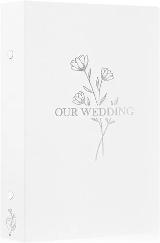 Miniatura 14 de Lanpn Álbum de Fotos de Boda 4x6 pulgadas 2 Paquetes, Cada Paquete Contiene 50 Fotos, Bolsillos Deslizantes Mini Álbumes de Fotos de Boda de Lino
