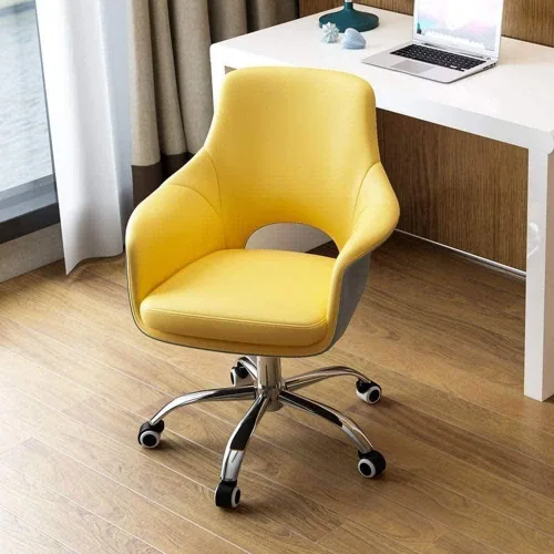 Miniatura 3 de Silla de escritorio de oficina ajustable con ruedas, silla giratoria, silla de aprendizaje, silla de oficina de escritura, silla de juegos, silla