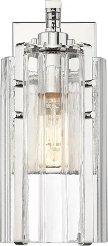 Miniatura 4 de Z-Lite 3036-1S-PN Alverton - Aplique de pared, 1 luz, 100 vatios, níquel pulido plateado