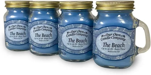Miniatura 31 de Our Own Candle Company - Mini vela perfumada en tarro con eliminador de humo, 3.5 onzas (paquete de 4)