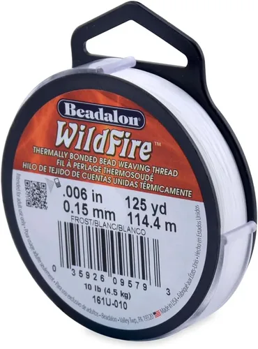Miniatura 44 de Beadalon Wildfire Ultra - Beading Thread, Beading Supplies for Crafters, Jewelry Makers, Beaders. Braided Fishing Line