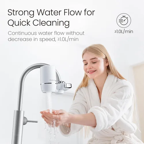 Miniatura 8 de Waterdrop FF-02A - Filtro de agua de ultra filtración de repuesto para filtros de agua Waterdrop WD-FC-02/FC-01/FC-06 para el cuidado de la piel