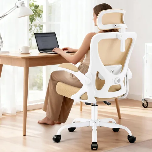 Miniatura 17 de AreShark Silla de oficina – Silla de escritorio ergonómica de malla transpirable con reposacabezas 2D y soporte lumbar ajustable – Silla ejecutiva