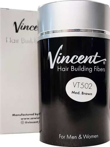 Miniatura 3 de Vincent Fibras de construcción del cabello (negro)