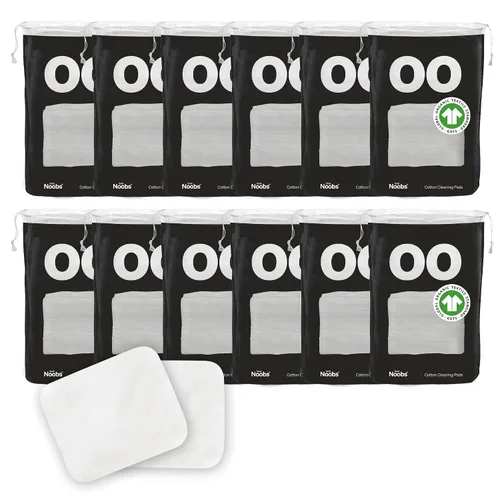 Miniatura 9 de LoveNoobs - Almohadillas de algodón para bebé para cambio de pañales, 360 unidades, ultra suaves, 100% algodón orgánico, extra grandes, para piel