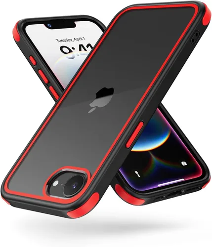 Miniatura 49 de Mobnano Funda transparente para iPhone 11, con protección multicolor a prueba de golpes, no amarillenta, anti arañazos, parte trasera