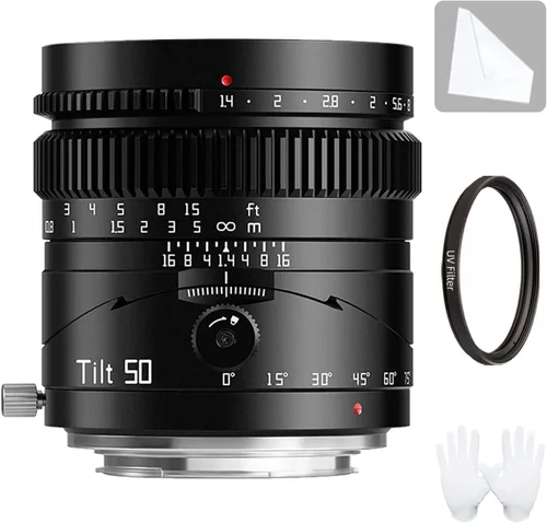 Miniatura 7 de TTArtisan Lente de inclinación f1.4 de 1.969 in con marco completo, lentes manuales de retrato de gran apertura compatibles con Panasonic S1 S1M S1R