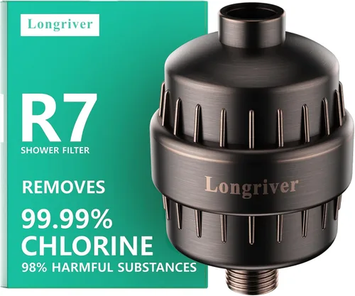 Miniatura 20 de R7 - Filtro de ducha de alta calidad para agua dura, 99.99 %, elimina cloro, metales pesados, suavizante de agua de ducha, mejora tu piel y cabello