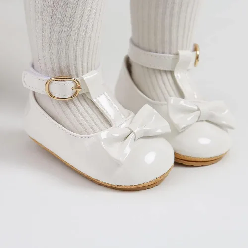 Miniatura 2 de Zapatos para bebé niño y niña, uniformes de boda, zapatos de vestir suaves con suela antideslizante, mocasines para caminar recién nacidos, cuna