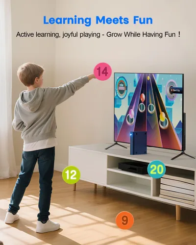 Miniatura 6 de MetFut Consola de juegos AR Motion para niños: sistema de juego de aprendizaje y juego activo para mejorar la lógica, la coordinación y el fitness.