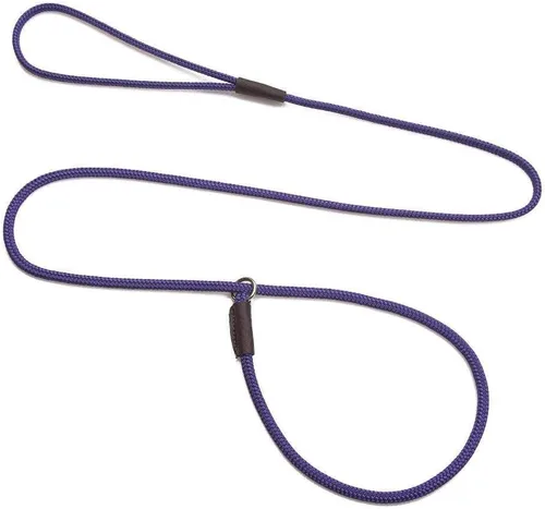Miniatura 9 de Mendota Pet Correa antideslizante para exhibición de perros, fabricada en los Estados Unidos, color negro, 1/8 pulgadas x 54 pulgadas, para razas