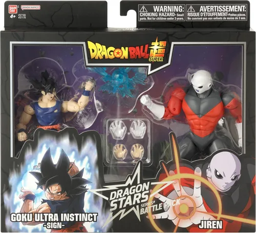 Miniatura 5 de Dragon Stars Series - Dragon Ball Super - Set de Figuras de Acción Goku Ultra Instinct Sign vs Jiren Battle Pack de 6.5 pulgadas