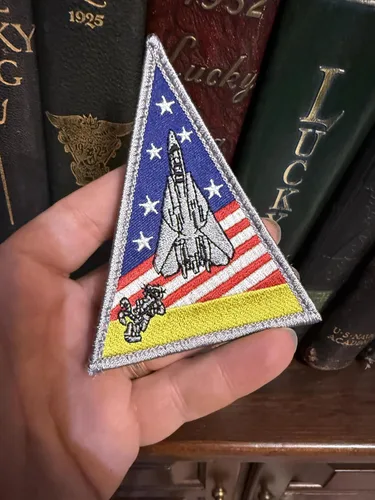 Miniatura 3 de F-14 Tomcat Triangle Patch - con gancho y bucle, 4