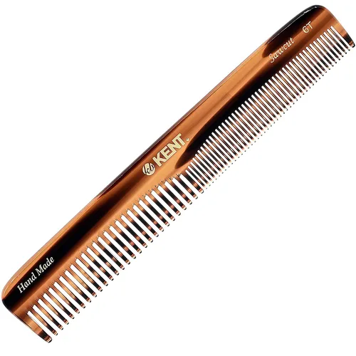 Miniatura 9 de Kent 6T TW - Peine de pelo de dientes finos y dientes anchos, peine de peinado hecho a mano para el cuidado del cabello, peines de peluquería