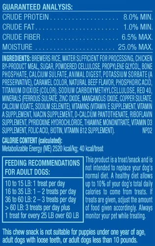 Miniatura 3 de Canine Carry Outs Golosinas para perros, huesos masticables pequeños con sabor a carne, 2.8 onzas (paquete de 12), masticables de larga duración