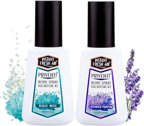 Miniatura 14 de Priventi - Spray para inodoro y baño eliminador de olores para hombres, hasta 120 usos, eliminación de olores de tamaño de viaje para #2 - Para