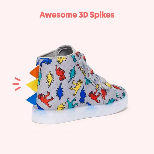 Miniatura 4 de FabKids Unisex High Top Sneaker - (Toddler, Little Kid, Big Kid)