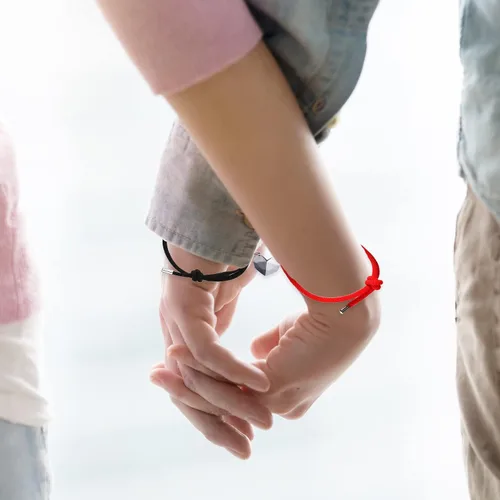 Miniatura 3 de Long tiantian Juego de 6 collares Yin Yang a juego para parejas, collar Ying Yang para 2 pulseras a juego para mejores amigos, pulseras de relación