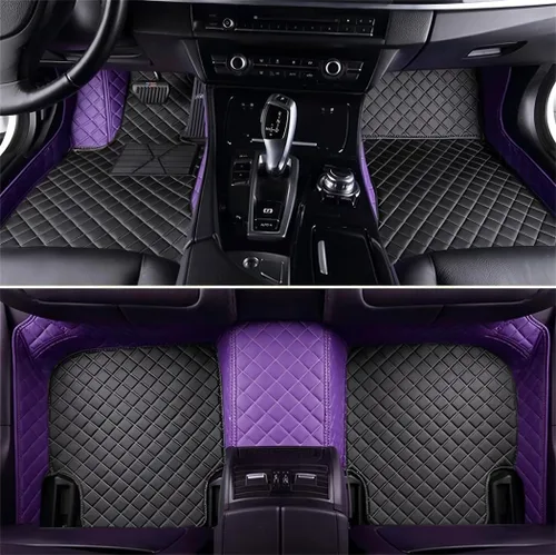 Miniatura 28 de Alfombrillas personalizadas de cuero artificial para automóvil, impermeables, antideslizantes, adecuadas para automóviles, SUV, camionetas, protegen