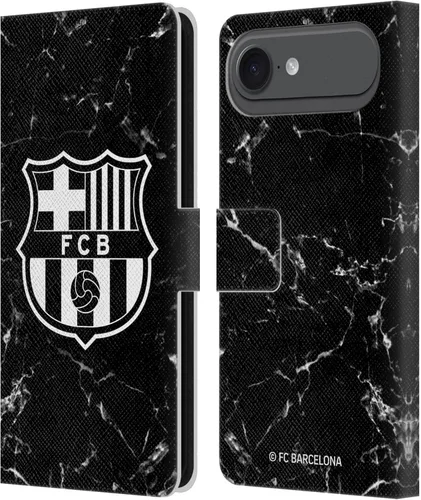 Miniatura 42 de Head Case Designs Funda de piel con licencia oficial del FC Barcelona Barca Crest Patterns, tipo cartera, compatible con Apple iPhone 11