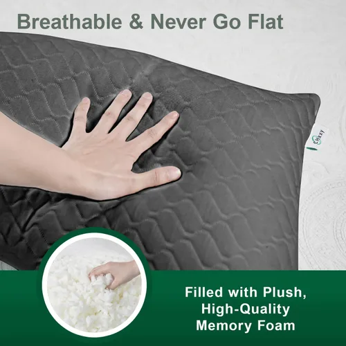 Miniatura 5 de CHxxy Almohada para dormir de lado para el alivio del cuello y los hombros, diseño ergonómico, almohada de firmeza media, almohadas de tamaño queen
