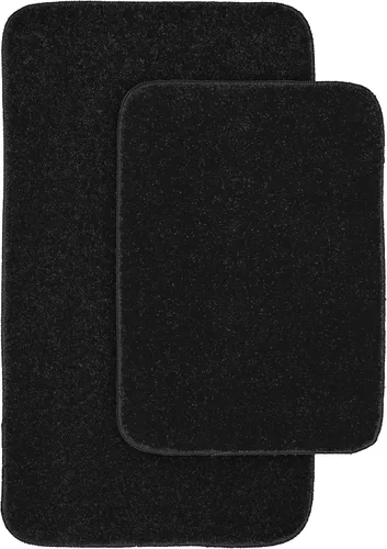 Miniatura 11 de Garland Rug Gramercy - Alfombra de baño rectangular lavable de polipropileno de felpa de 20 x 34 pulgadas, color azul lavabo, suave, absorbente