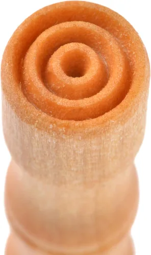 Miniatura 3 de MKM Pottery Tools "Stamps 4 Clay" Mini Sello decorativo redondo para arcilla (Smr-012 Debossed Star)