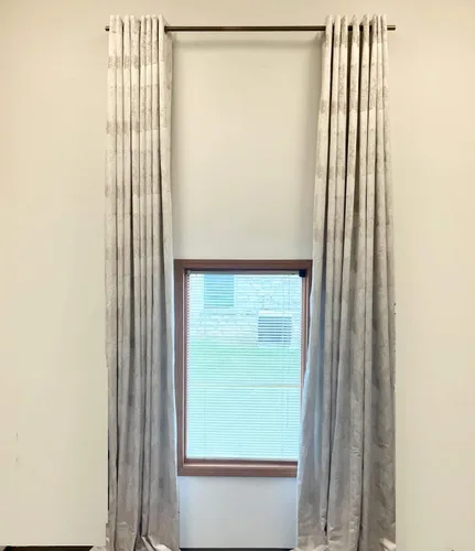 Miniatura 5 de Ikiriska Cortinas extra largas con patrón geométrico de 8-24 pies de largo. (1 panel). Cortinas hechas a medida. 50-100 "de ancho. para techos altos