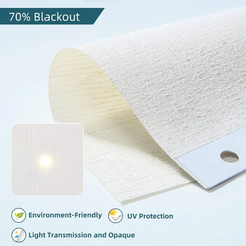 Miniatura 6 de Cortinas enrollables inteligentes de filtrado de luz motorizadas compatibles con HomeKit, persianas inteligentes para ventanas con 1% de apertura